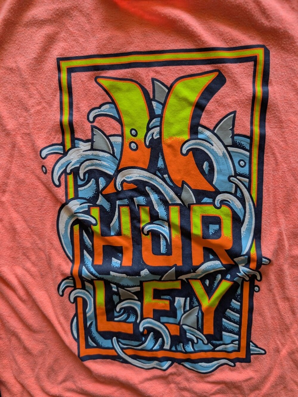 Hurley Kids Coral Graphic Tee - Picture 2 of 3